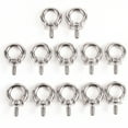 thumbnail image 1 of Red Hound Auto 12 Stainless Steel DIN 580 Machine Shoulder Lifting Eye Bolt M6 316SS Marine 6mm, 1 of 5