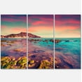 thumbnail image 2 of Design Art - Giallonardo Beach Colorful Sunset, 2 of 3