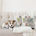 thumbnail image 4 of Ambesonne Colorful Throw Pillow Cover 2 Pack, and Owls Love, 16", Multicolor, 4 of 5