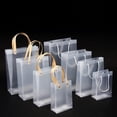 thumbnail image 1 of Bolso transparente de plástico PP esmerilado, bolsa de regalo, bolsa de regalo de mano, bolsa de regalo de boda para el día del niño, 1 of 2