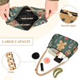 thumbnail image 2 of FORMRS Womens Shoulder Bag with Chain Strap Clutch Purse Cute Tote Handbag, Brown Christmas Gingerbread, 2 of 7