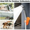 thumbnail image 4 of Portable Shower for Camping, 4800mAh Rechargeable Camping Shower with Intelligent Digital Display, showerhead, Outdoor Camp Pump, Camping Shower Pump for Hiking Travel Car Pet, 4 of 5