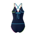 thumbnail image 4 of IYYVV Womens Two Piece Tankini Swimsuits Modest Tummy Control Swim Suits 2026 Neon Full Coverage Bathing Suit Navy 2XL, 4 of 5