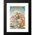 thumbnail image 2 of Alfred Choubrac 14x18 Black Modern Framed Museum Art Print Titled - Le Chevalier Aux Fleurs (1897), 2 of 5