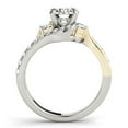 thumbnail image 2 of 14k Yellow Gold Round Bypass Diamond Engmt Ring 1 1/2 cttw SZ 7.5, 2 of 3