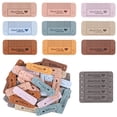 thumbnail image 1 of Toystoory 50 etiquetas de cuero hechas a mano, etiquetas profesionales para etiquetas de costura profesionales únicas, fáciles De coser, 1 of 6