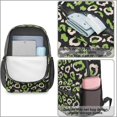 thumbnail image 4 of 17 Inch Lightweight Backpack,PVC Waterproof Oxford Fabric, Ergonomically Designed, with Large Capacity, Leopard Animal Print, 4 of 5