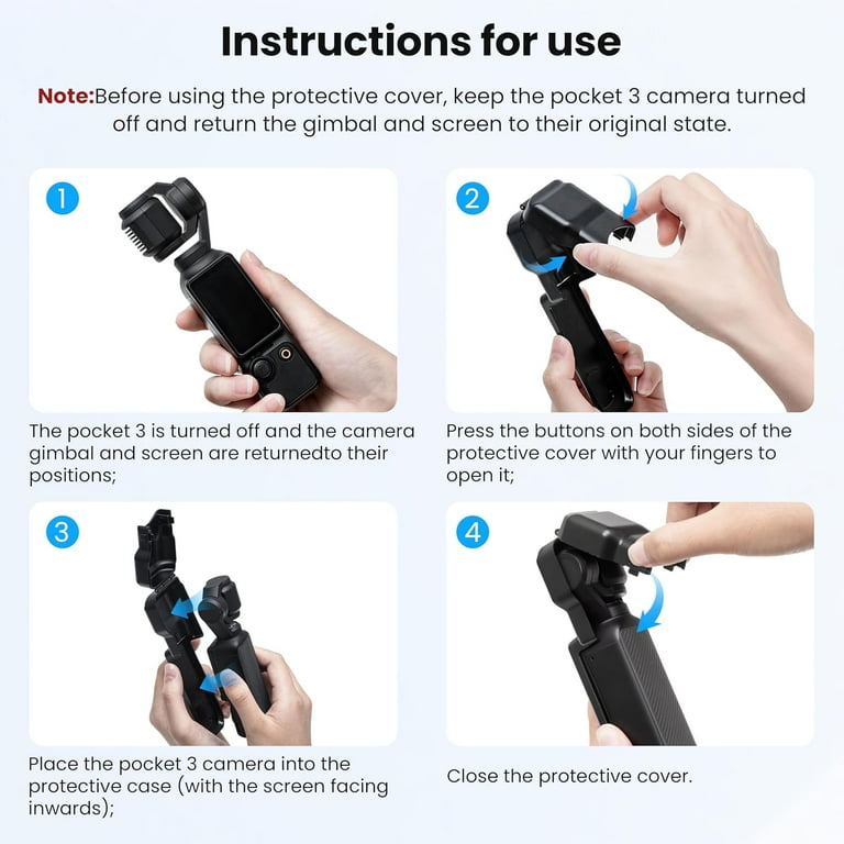 GAEKOL Gimbal Protective Cover for DJI Osmo Pocket Creator Combo