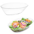thumbnail image 2 of Smarty 2 qt. Clear Oval Large Disposable Plastic Serving Bowls 24ct, 2 of 5