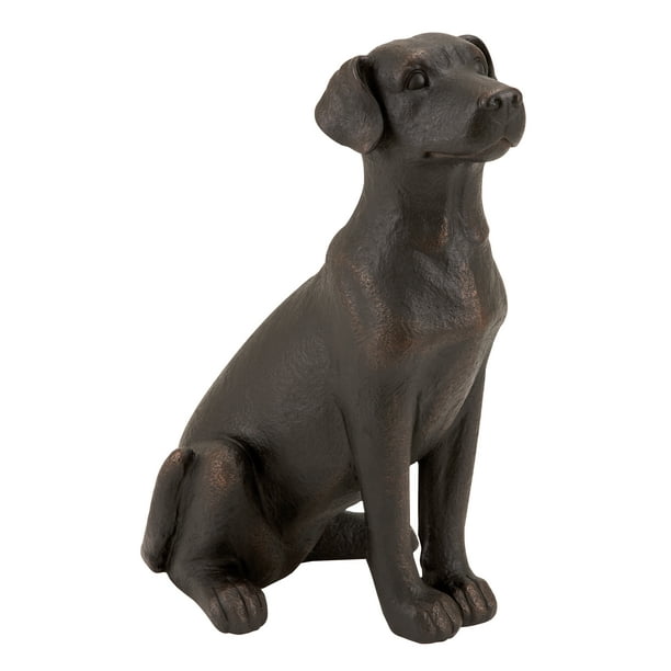 Table Top Polystone Labrador Retriever Dog Statue, 16