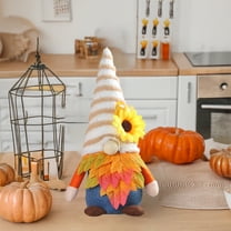 Antqov Thanksgiving Faceless Fall Gnomes Dolls Ornaments Holiday Decorations Sunflower Maple Leaf Rudolf Fall Decor for Party Home Tabletop Supplies Gifts