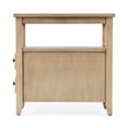 thumbnail image 4 of Butler Specialty Company Marcus Wood Side Table With Storage In Tan/Beige, 4 of 8