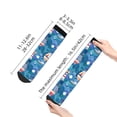 thumbnail image 4 of Pofeuu Watercolor Ships Print 30cm Socks, Adult Running Hiking Socks for Youth and Adult, 4 of 7