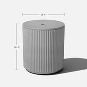 Veradek Umbrella Side Table - Gray
