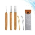 thumbnail image 2 of 0.75mm Dreadlocks Knitting Needles Set Single-ended Crochet Knitting Tools Crochet Needles, 2 of 8