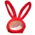 thumbnail image 3 of Encantador sombrero de conejo Orejas largas Accesorios Juguetes de peluche Ropa Sombrero Sombrero de felpa para disfraces de Halloween Fernando Cachorro Sombrero, 3 of 8