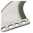 thumbnail image 3 of Surfboard Fins Single Tabs T1 Size Fins ArmyGreen/White Color Fiberglass New Design Surf Surf Tri Set Fins, 3 of 5