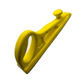 thumbnail image 4 of Hand Sanding File Block Hand Sanding Board with Hook and Loop Backing Suitable for Continuous Rolls or Sandpaper Sheets,1 x Hand grinding board,Yellow, 4 of 6