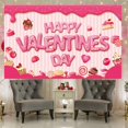 thumbnail image 4 of Bandera colgante para el jardín del Día de San Valentín, decorativa y romántica para el aniversario del patio. E, 4 of 9