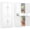 White, variant on Kitchen Pantry Cabinet,71” Metal Tall Pantry Storage Cabinet with Doors and 4 Adjustable Shelves,Kitchen Storage Cabinets White Freestanding Food Cabinet for Pantries, Kitchen, Dining Room
