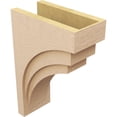 thumbnail image 5 of 11"W x 22"D x 33"H Classic Rockford Rough Cedar Woodgrain TimberThane Corbel, Primed Tan, 5 of 6