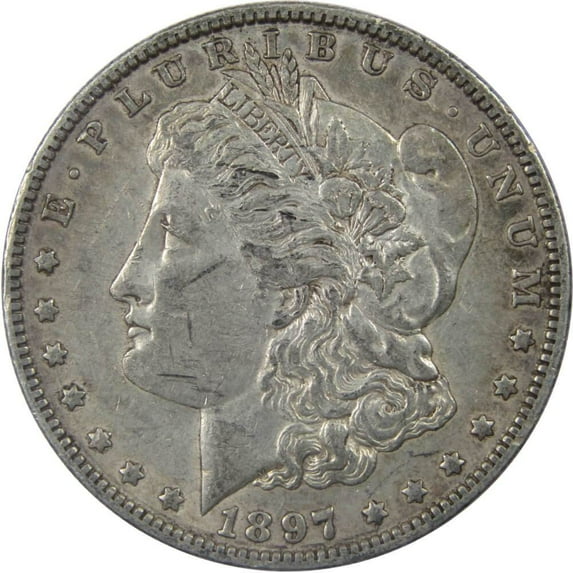 1897 O Morgan Dollar VF Very Fine 90% Silver $1 US Coin Collectible
