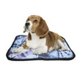 thumbnail image 2 of PKQWTM Tie Dye Pattern Pet Dog Cat Bed Pee Pads Mat Cushion Potty Dogsblankets Crate Bed Kennel 14x18 inch, 2 of 3