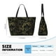 thumbnail image 4 of Disketp Gold Gloss Outline Floral Bolsa de Playa de Gran Capacidad, Bolso Impermeable y a Prueba de Arena para Mujer, Ideal para Playa, Piscina y Natación, 4 of 7