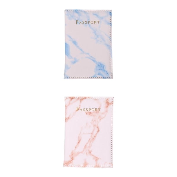 Cubierta de pasaportes,Monedero portamonedas para pasaportes y tarjetas de identificación para mujer,Protector de billetera Funda de cuero PU a prueba de agua,Monedero de crédito Mujeres