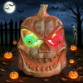 thumbnail image 4 of YIKA Halloween Decoration Halloween Horror Pumpkin Mask Glowing Makeup Funny Cosplay Scary Props Halloween Ornaments, 4 of 9