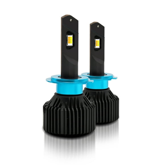 Amdohai H7 LED Headlight Bulbs IP67 Waterproof Car LED Headlight Bulbs 3000K/4300K/6000K 200W 40000LM Bright LED Headlights, 2PCS