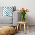 thumbnail image 3 of 26" x 26" Simply Daisy Anchor Pattern Poly Pillow with Zipper, True Mint Qty 1, 3 of 3