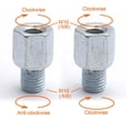 thumbnail image 3 of 2pcs Scooter Motorcycle Rear Mirror Adapters M10 10MM M8 8MM 6MM Clockwise Anti-clockwise Right Left hand thread Changing Screw, 3 of 7