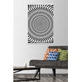 thumbnail image 2 of Zebra Stripe Optical Illusion Wall Poster with Magnetic Frame, 22.375" x 34", 2 of 6