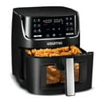 thumbnail image 6 of Gourmia Digital Window 8 qt Air Fryer, Black - Nonstick, Digital Display, 6 of 8