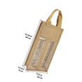 thumbnail image 2 of WRITWAA Bolsa De Regalo Para Botella De Vino Con Doble Y Material Resistente, 2 of 6