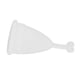 thumbnail image 4 of Juego de copas menstruales flexibles y reutilizables para mujer, copa Menstrual portátil de silicona suave con forma de corazón, color blanco, 10 Uds., 4 of 9