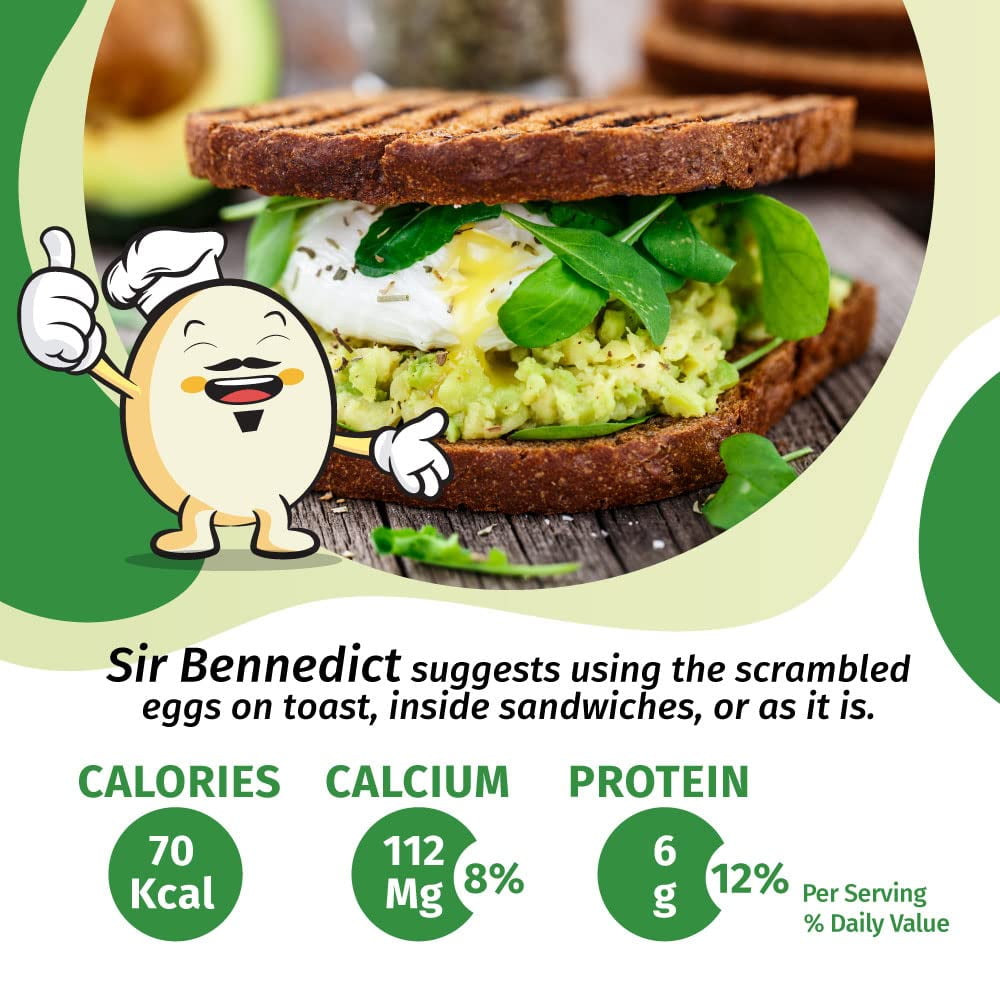 Eggylicious- PACK of 4 - Egg Scramble Mix – Made w/ Hormones Free Whole Eggs/Protein Packed –Easy & Delicious Breakfast - Ideal for Outdoors/Camping/Backpacking- Easy Storing 1 lb Jar