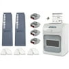 uPunch HN4600 AutoAlign Electronic Calculating Time Clock, Gray