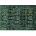 thumbnail image 1 of Ahgly Company Indoor Rectangle Persian Turquoise Blue Traditional Area Rugs, 3' x 5', 1 of 4
