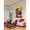 thumbnail image 6 of Marmont Hill Bull Riding by Fred Ludekens Painting Print on Canvas, 6 of 7