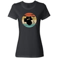 thumbnail image 3 of Inktastic Drum Set Retro Drummer Sunset Women's T-Shirt, 3 of 5