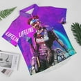 thumbnail image 4 of Apex Legends Lifeline Casual Short Sleeve Shirt Lapel Collar Shirt Summer Beach Shirt XL, 4 of 8