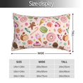 thumbnail image 4 of candy Pillow cases pillow covers Standard Size pillow case pillow protector, Soft ,with Zipper pillowcase 20"x30", 4 of 6