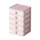 thumbnail image 1 of Pequeña Caja de Joyería Caja de Almacenamiento de Escritorio, Caja de Almacenamiento de Estilo de Cajón, Cosméticos Multifuncionales para Estudiantes, Caja de Joyería, Caja de Organización de Papelerí, 1 of 6