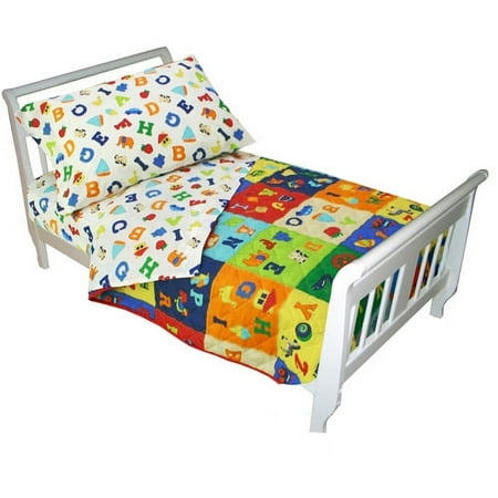 Crayola - Toddler Bedding 4-Piece Set, ABC