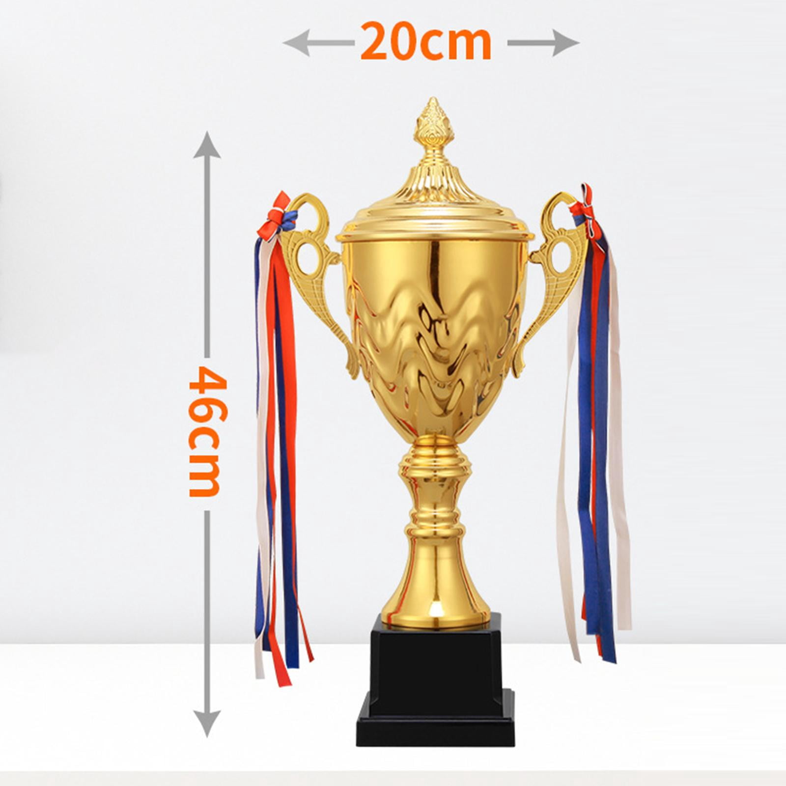 Award Trophy Metal Decorations First Place Trophies for Event Competition Height 46cm