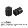 thumbnail image 4 of Unique Bargains 24Pack RC Anti Vibration Rubber Balls for F4 F7 Flight Controller M2x6mm Black, 4 of 6