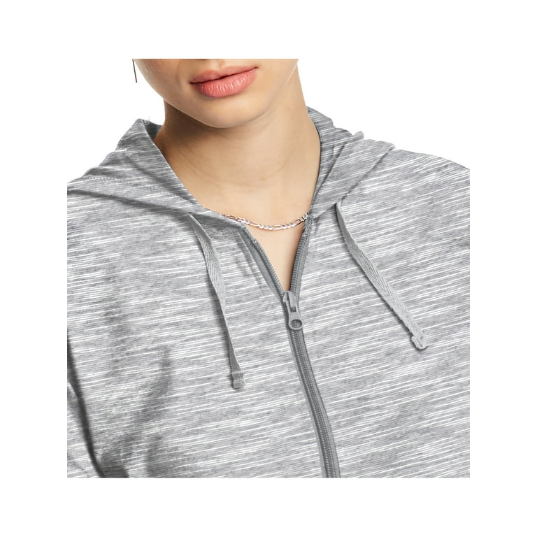 Hanes women's jersey full zip hoodie hot sale