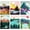 Mountain-20x30cm/6pcs, variant on JYLMOOD Paint by Numbers Kit for Adults, DIY Colorful Painting with Paintbrush, Home Decor Gifts, 30x40cm